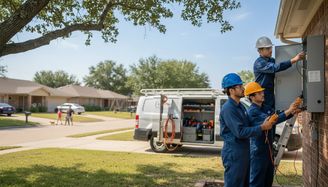 Certified electrician providing emergency electrical services in Jayess, MS
